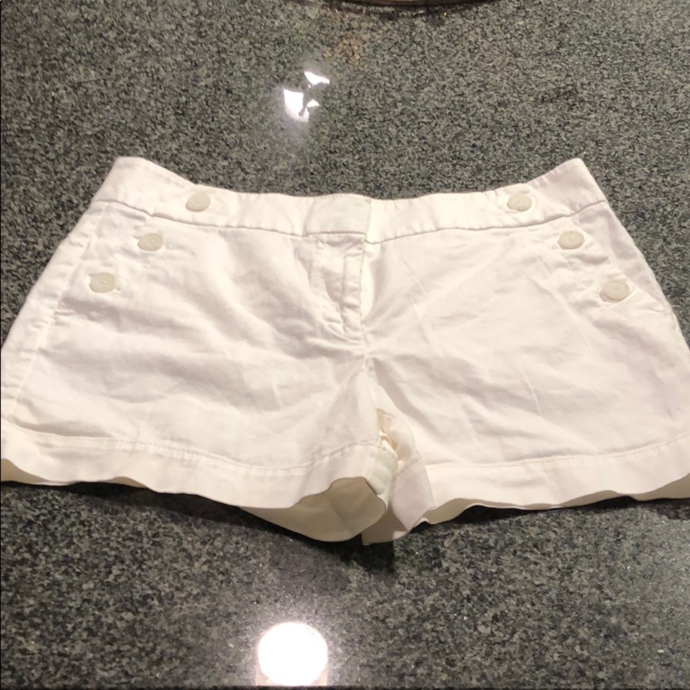 LOFT white shorts, size 8